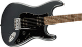 Fender Squier Affinity Stratocaster HH LRL BPG Charcoal Frost Metallic Chitarra elettrica