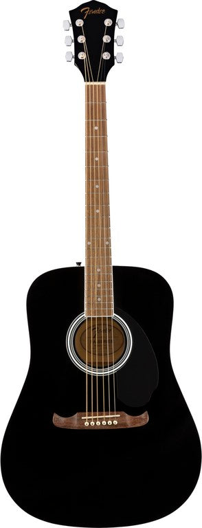 Fender FA125 Black Chitarra acustica nera