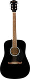 Fender FA125 Black Chitarra acustica nera