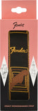 Fender Legacy Vintage Monogram Strap Black/Yellow/Brown Tracolla per chitarra