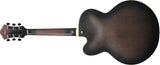 Ibanez AF55 TKF Transparent Black Fla Chitarra semiacustica nera trasparente