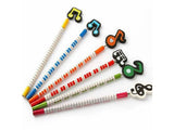 Matita a tema musicale con simbolo snodato (1 pz)