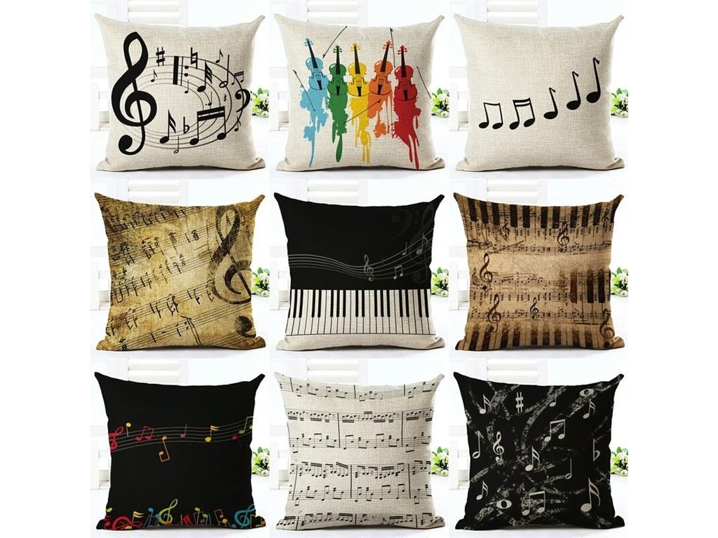 Cuscino a tema musicale