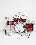 Batteria Acustica Junior 5 pezzi per bambini - Red