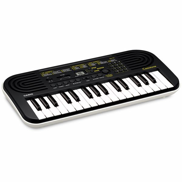 Casio SA-51: tastiera portatile con 32 tasti, 100 suoni, metronomo e 50 ritmi, perfetta per giovani musicisti