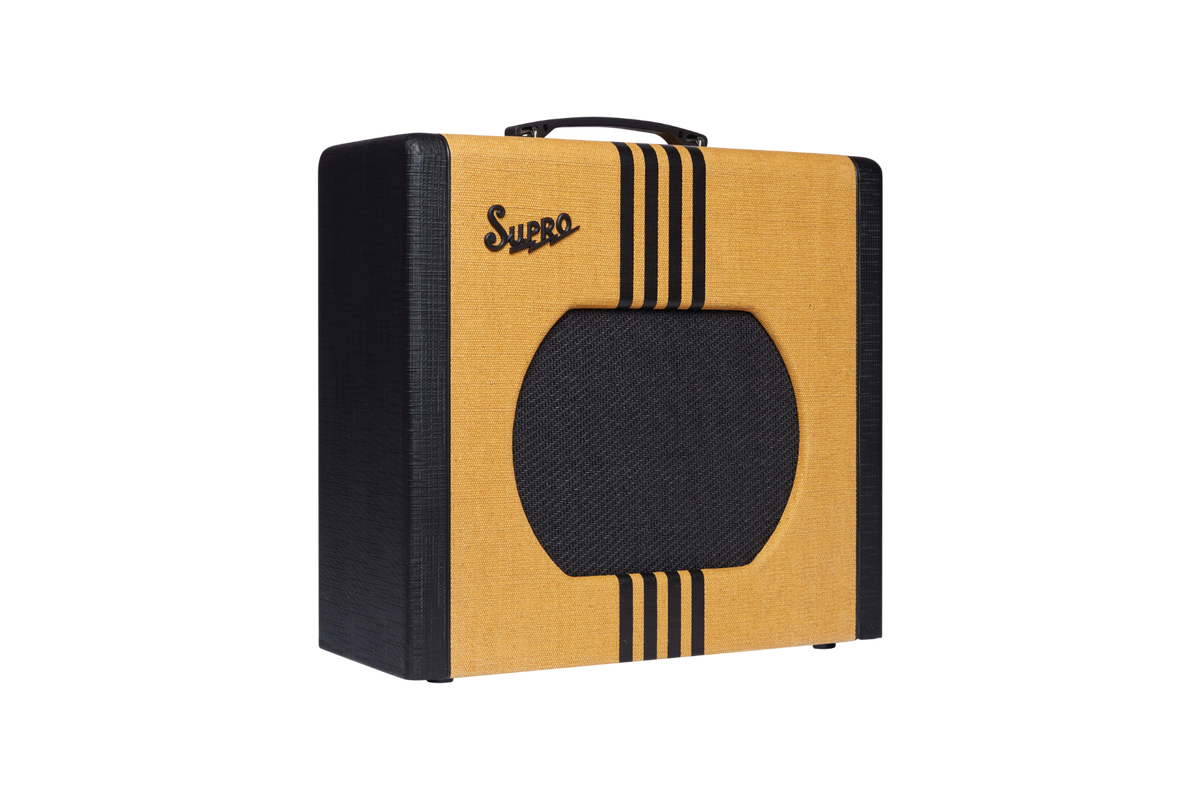 Supro Delta King 12 Tweed & Black Amplificatore Combo valvolare 15 watt per chitarra