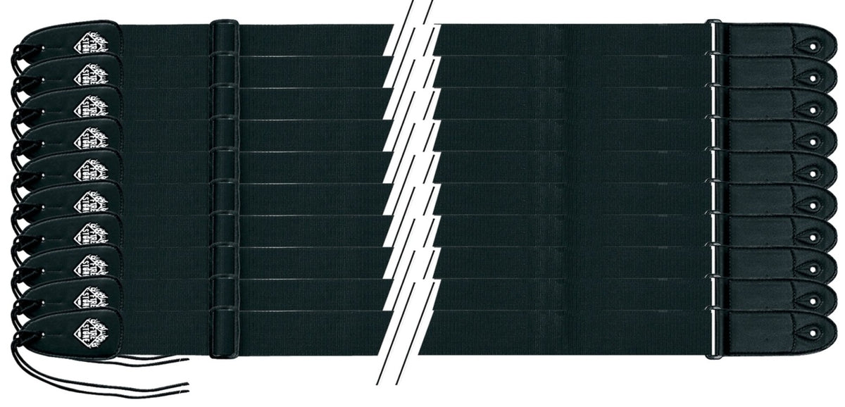 GEWA Set 10 pezzi Tracolla per Chitarra Nere