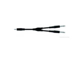Proel BULK505LU18 Cavo audio nodo Y 2x Jack mono 6.3mm - Jack stereo 3.5mm 1.8 mt.