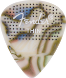 FENDER Plettri Puntinati 351 in Celluloide - Pack da 12 Thin
