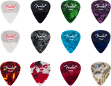 FENDER Plettri Puntinati 351 in Celluloide - Pack da 12 Thin