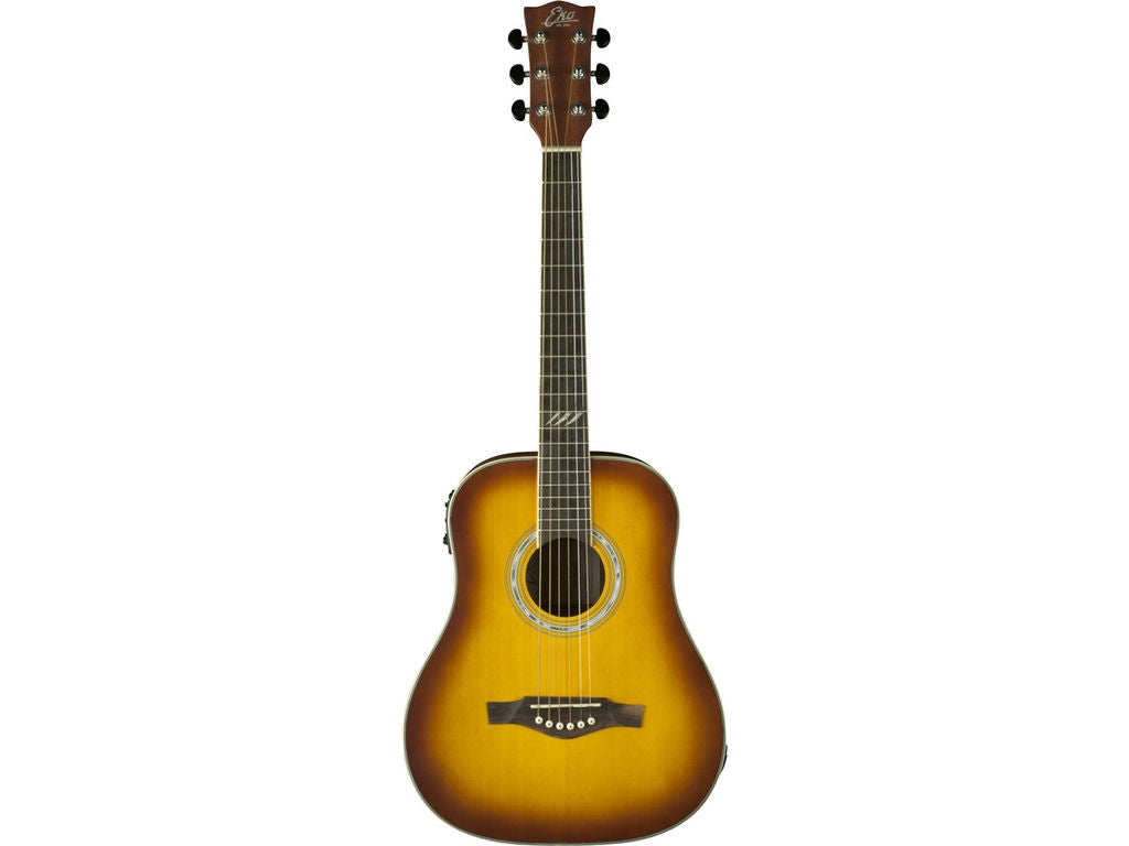 EKO TRI Mini Eq Honey Burst Chitarra acustica elettrificata travel