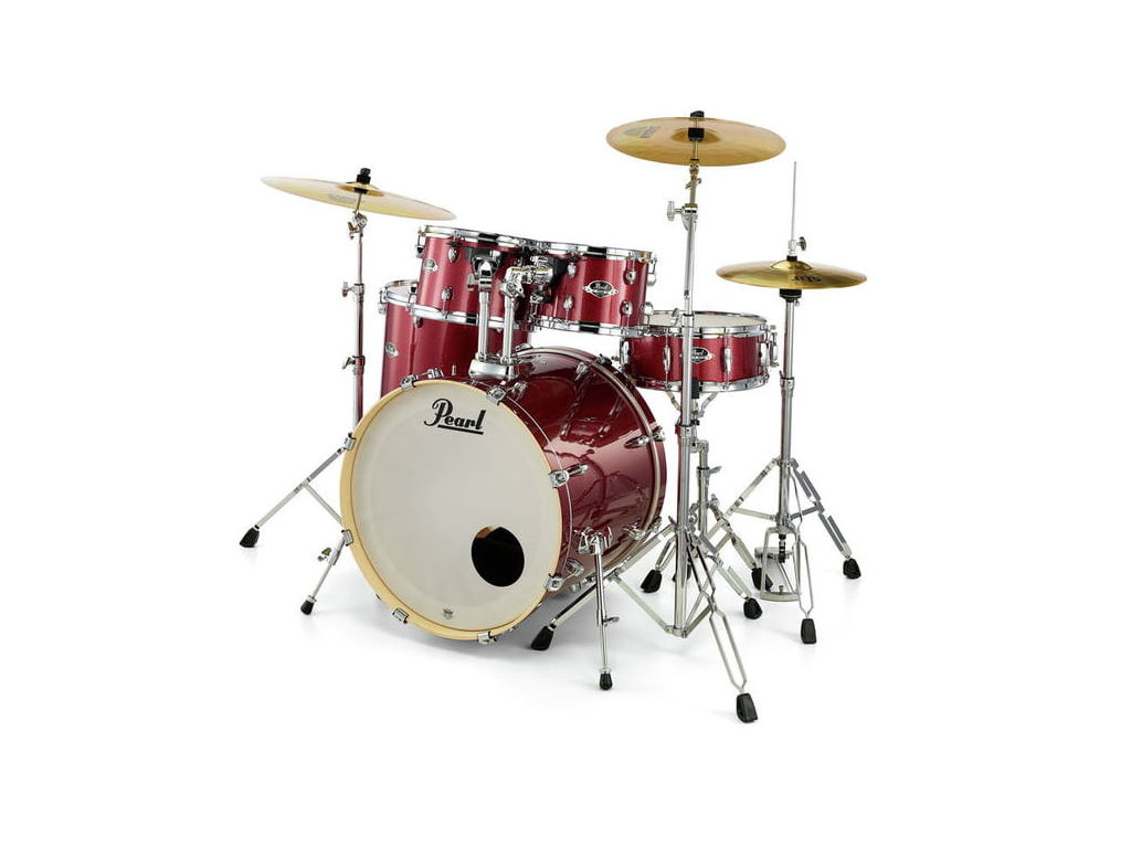 Pearl Export EXX725FBR Black Cherry Glitter Batteria acustica completa rossa