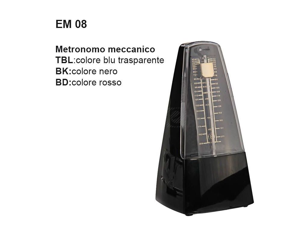 DAM EM08BK Metronomo meccanico nero