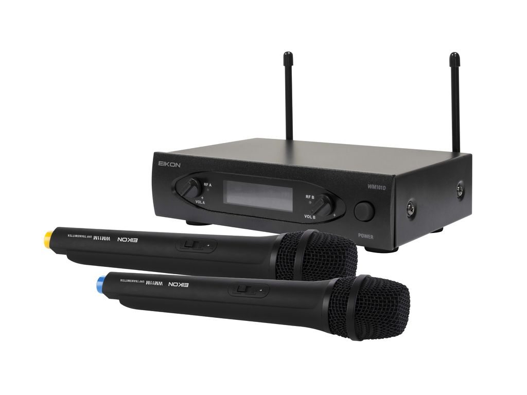 B-STOCK Eikon WM101DM V2 Doppio Radiomicrofono palmare UHF