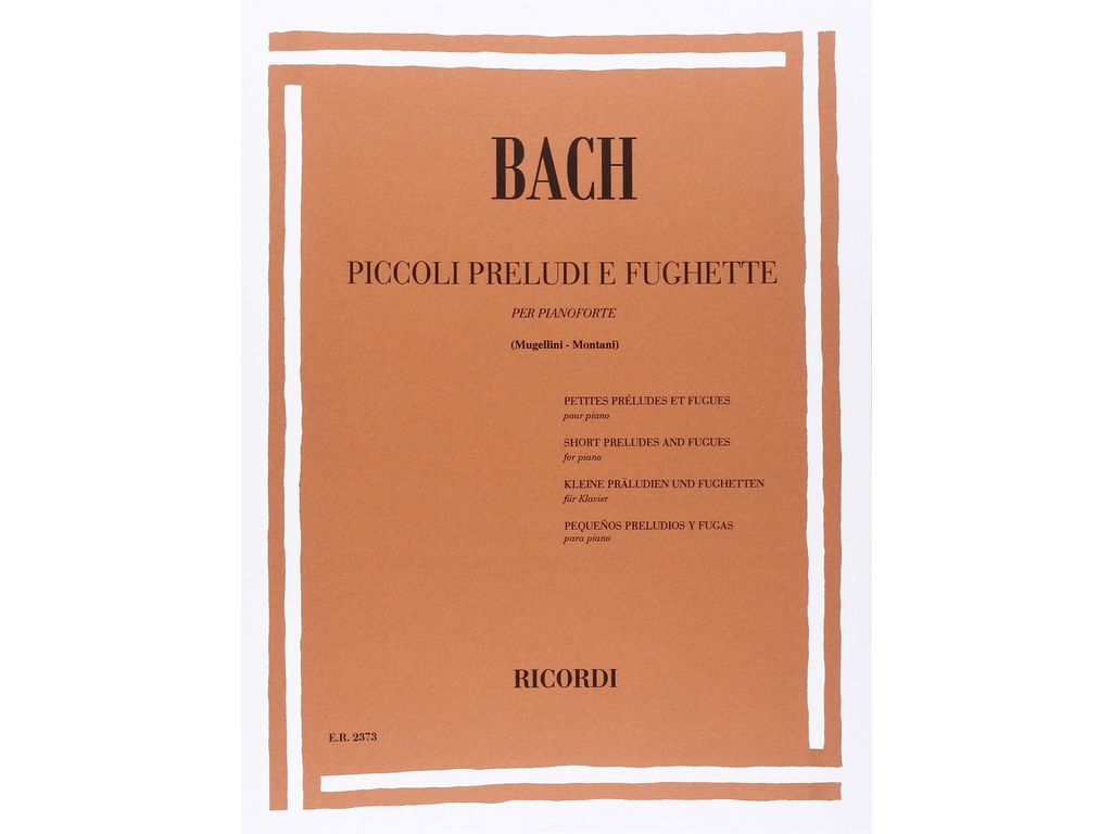 Bach - Piccoli preludi e fughette per pianoforte