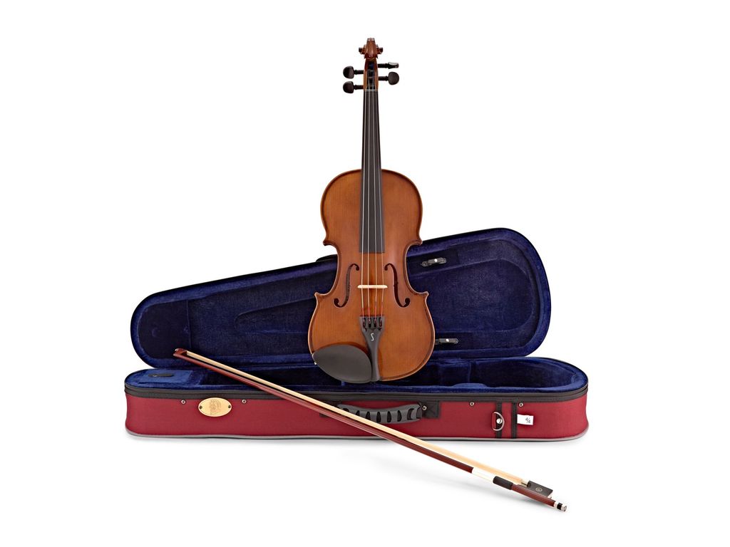 Violino Stentor Student II 4/4, realizzato a mano, con borsa, archetto in legno e corde Dogal, con custodia inclusa