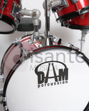 Batteria Acustica Junior 4 pezzi per bambini - Red