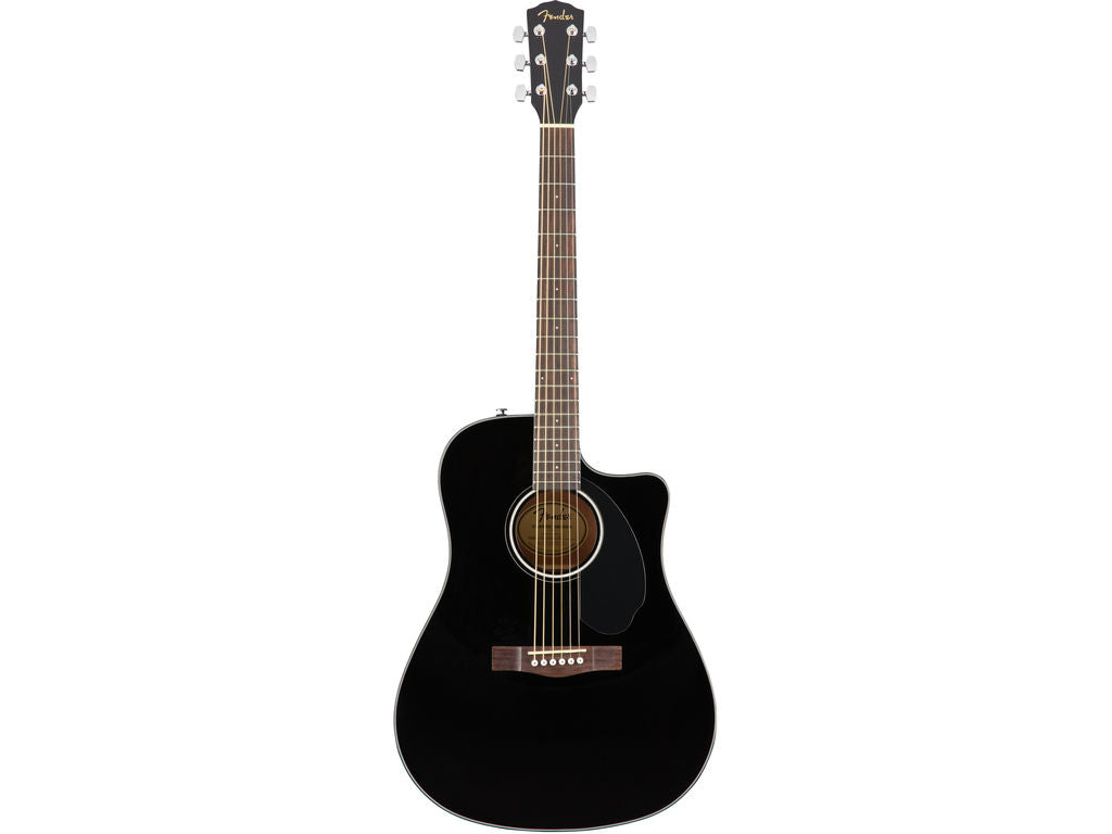 Fender CD60SCE Black Chitarra acustica elettrificata nera