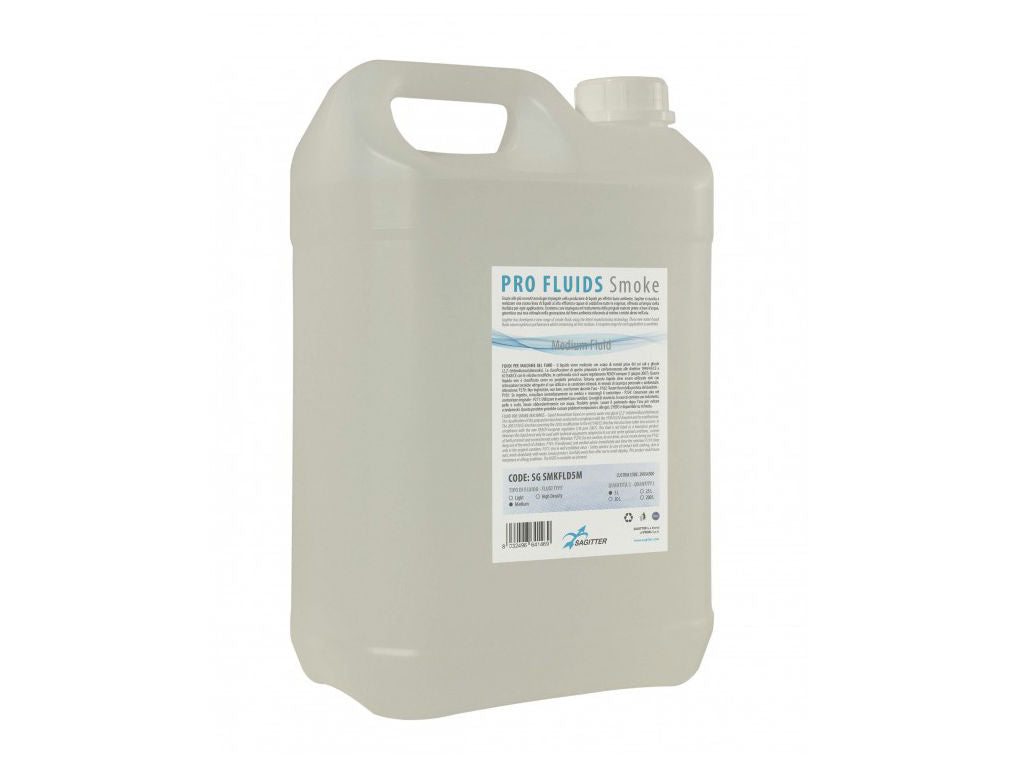 Sagitter Pro Fluid Smoke Light liquido per macchine del fumo 5 lt