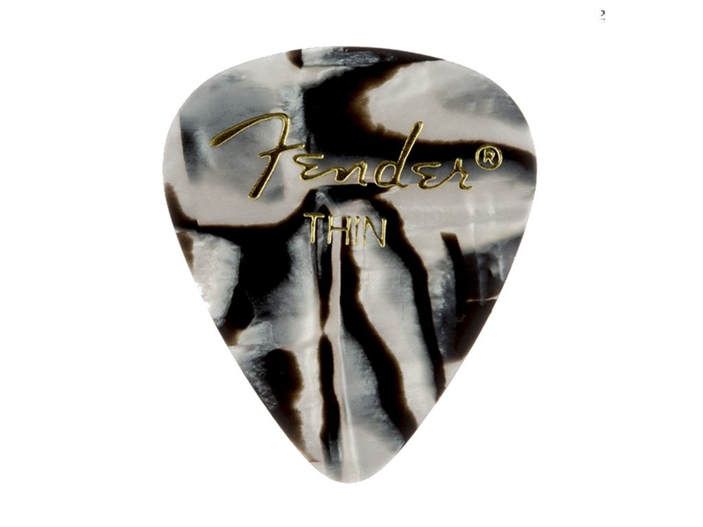 Fender Zebra 351 Shape Thin Plettro per chitarra