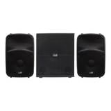Italian Stage IS SPX15AUB Coppia Casse Attive 400W + Italian Stage IS S118A Subwoofer