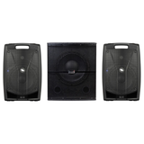 Proel V10PRO Coppia Casse Attive 1200W + Italian Stage IS S115A Subwoofer