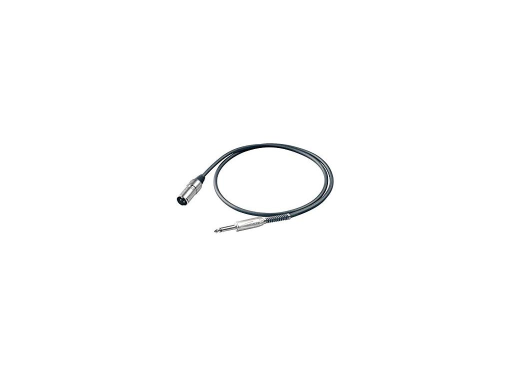 Proel BULK220LU1 Cavo mono Jack 6.3mm - XLR 1 mt.