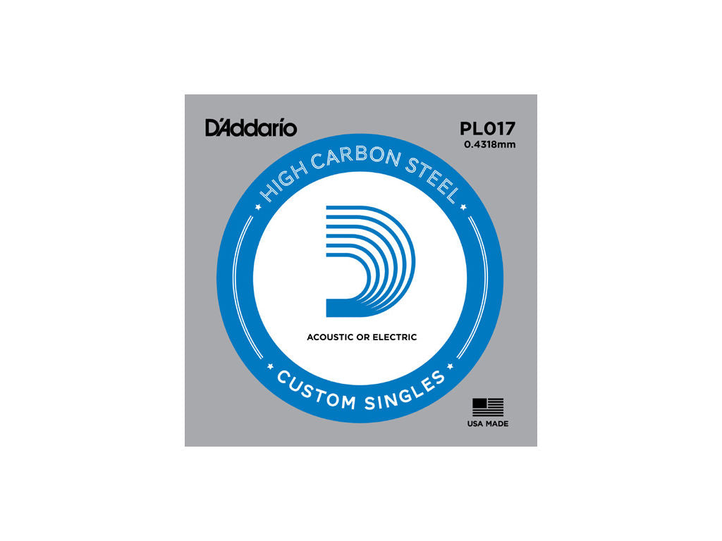 Corda singola per chitarra acustica / elettrica D'Addario 017