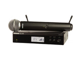 Shure BLX24RE / SM58 Radiomicrofono wireless palmare per voce montabile a rack