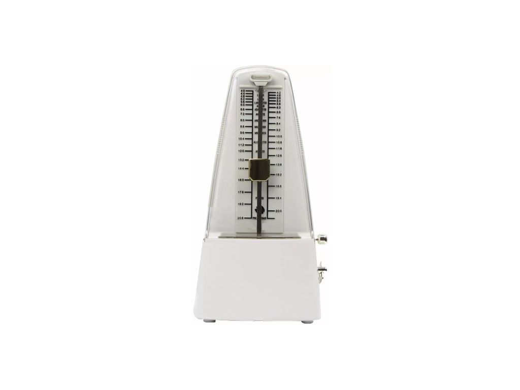 Musedo M10 White Metronomo meccanico a piramide bianco