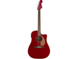 Fender Redondo Player Candy Apple Red Chitarra acustica elettrificata rossa