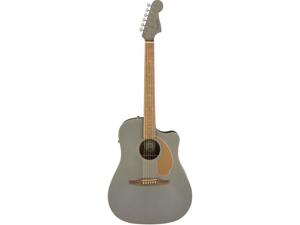 Fender Redondo Player Slate Satin Chitarra acustica elettrificata grigia
