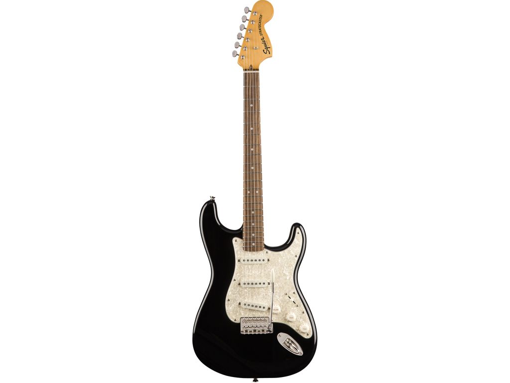 Fender Squier Classic Vibe '70s Stratocaster LRL Black Chitarra elettrica nera
