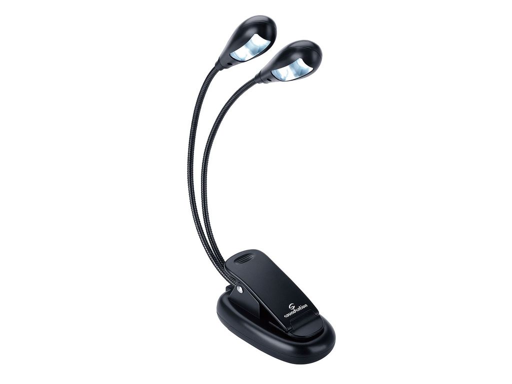 Soundsation MSL-4 Lampada doppia a clip per leggio