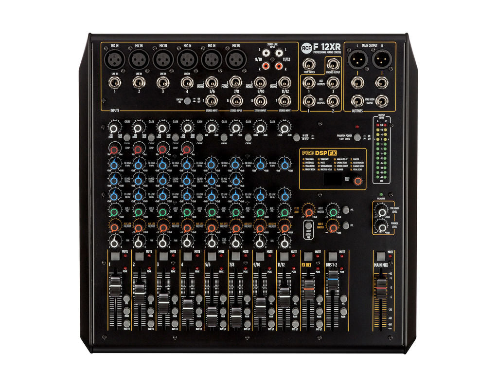 RCF F12XR Mixer 12 canali con effetti