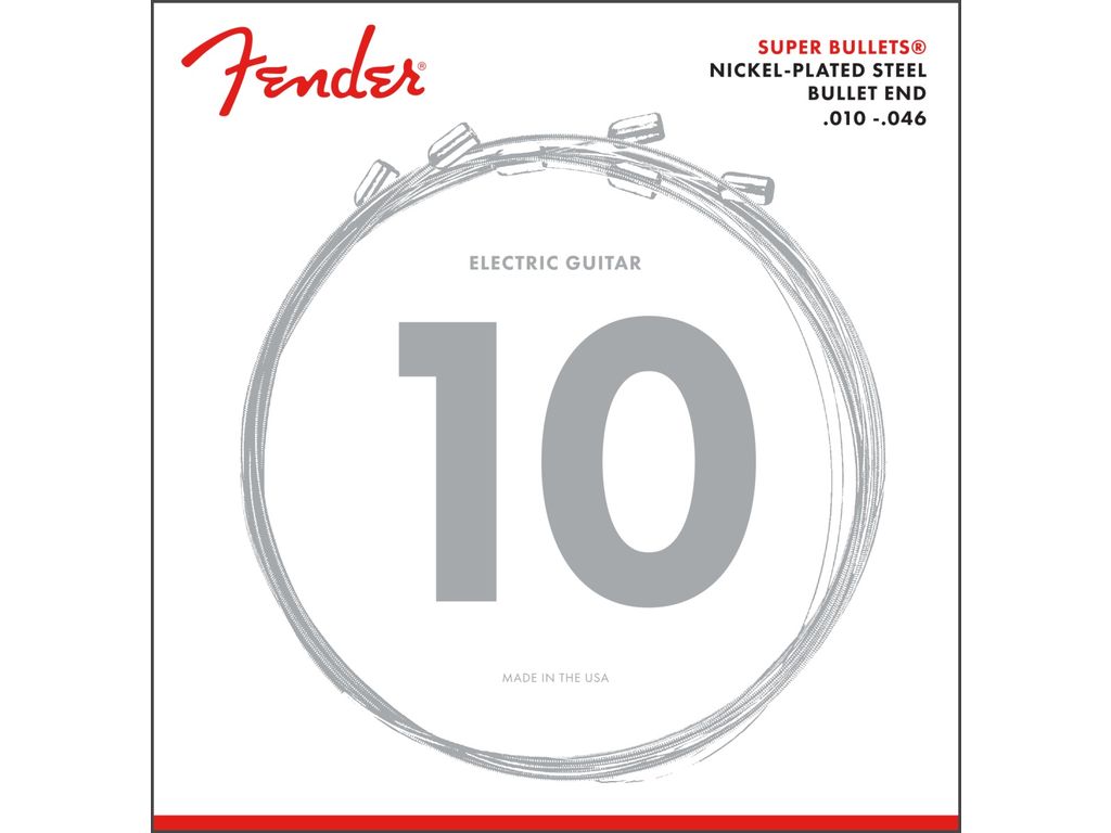 Fender Super Bullets 3250R Muta di corde per chitarra elettrica 010-046