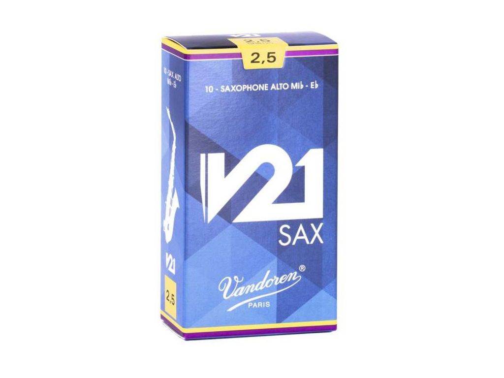 Vandoren V21 SR8125 ance per Sax Alto in Mib n. 2 ½ (Confezione da 10)
