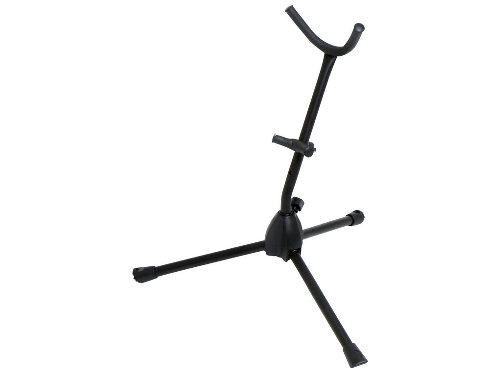 Supporto per sassofono tenore/alto, pieghevole, nero, leggero (1 kg), altezza 37,5 cm, perfetto per pause tra le esibizioni