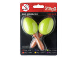 Stagg EGG-MA S/GR Green Uova Maracas in plastica