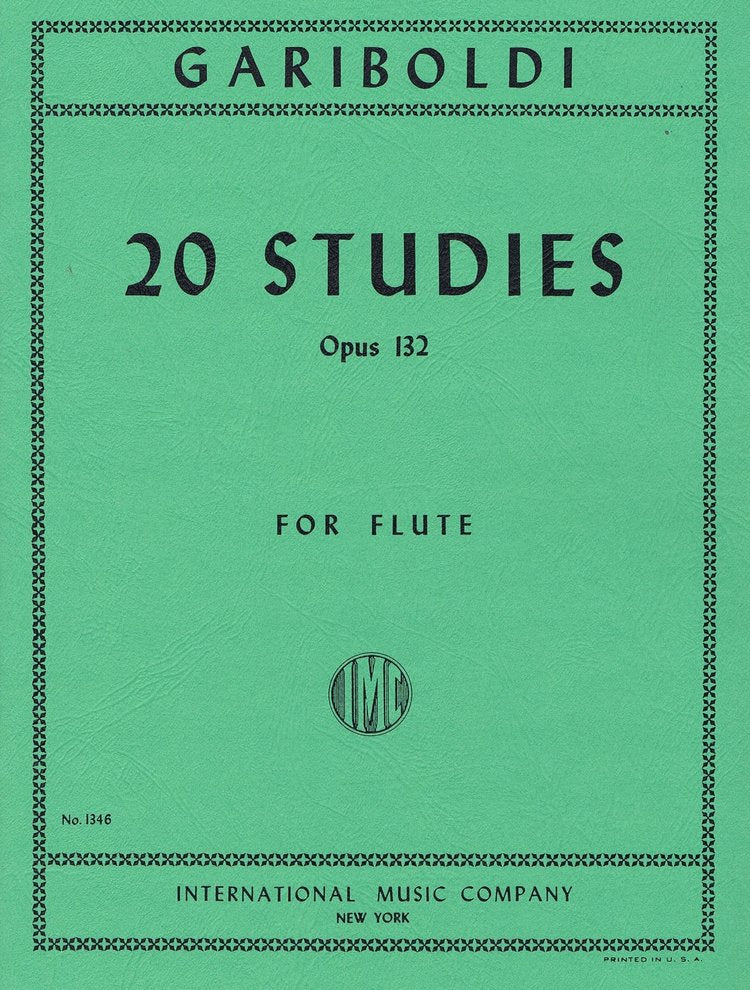 Gariboldi - 20 Studies Op. 132 for flute