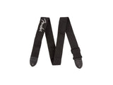 Fender Black Polyester Logo Strap Grey Tracolla per chitarra