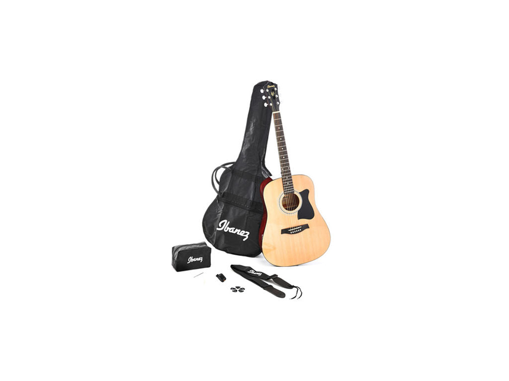 Ibanez V50NJP Pack Chitarra acustica con accessori Natural