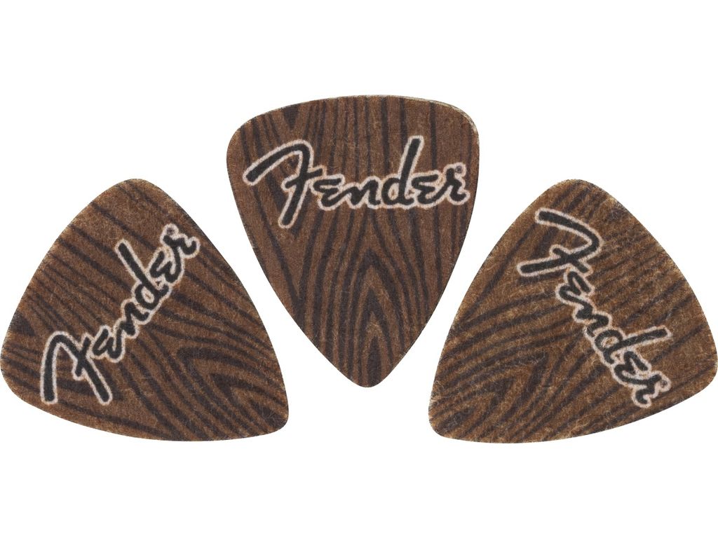 Fender 351 Felt Ukulele Picks - Plettri per Ukulele (3 pz.)