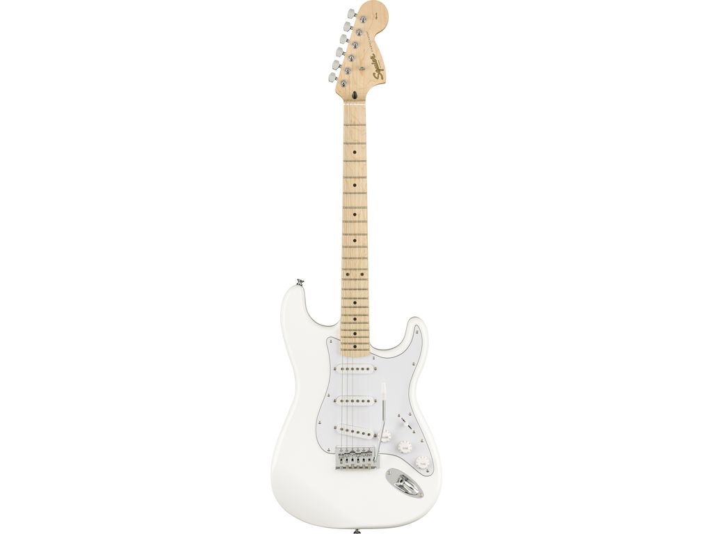 Fender Squier FSR Affinity Stratocaster MN Olympic White Chitarra elettrica bianca