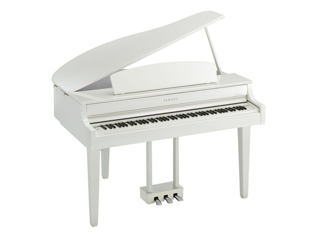 YAMAHA Clavinova CLP-765GP Polished White Pianoforte digitale a coda bianco lucido