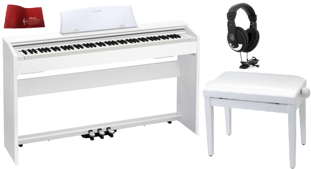 Casio Privia PX 770 WE White Pianoforte digitale bianco+ panca + cuffie