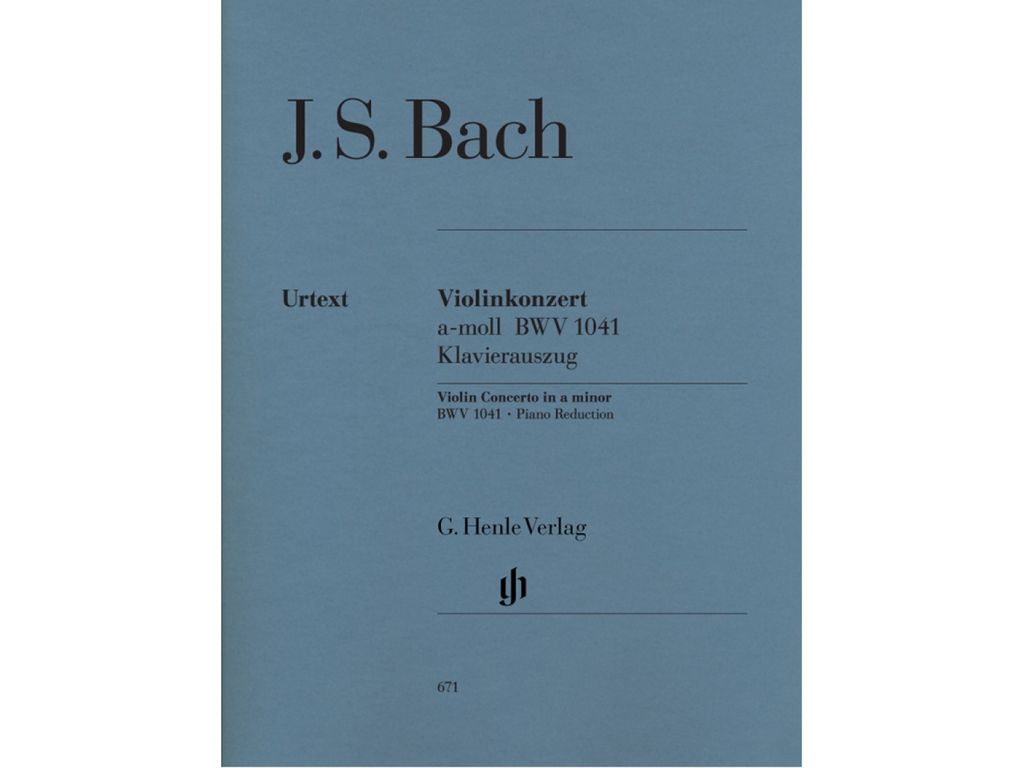 J. S. Bach - Violin Concerto in A minor BWV 1041 - Urtext