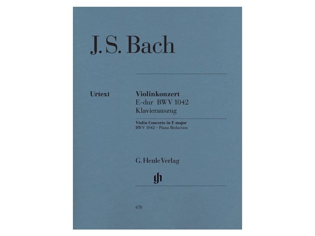 J. S. Bach - Violin Concerto in E major BWV 1042 - Urtext