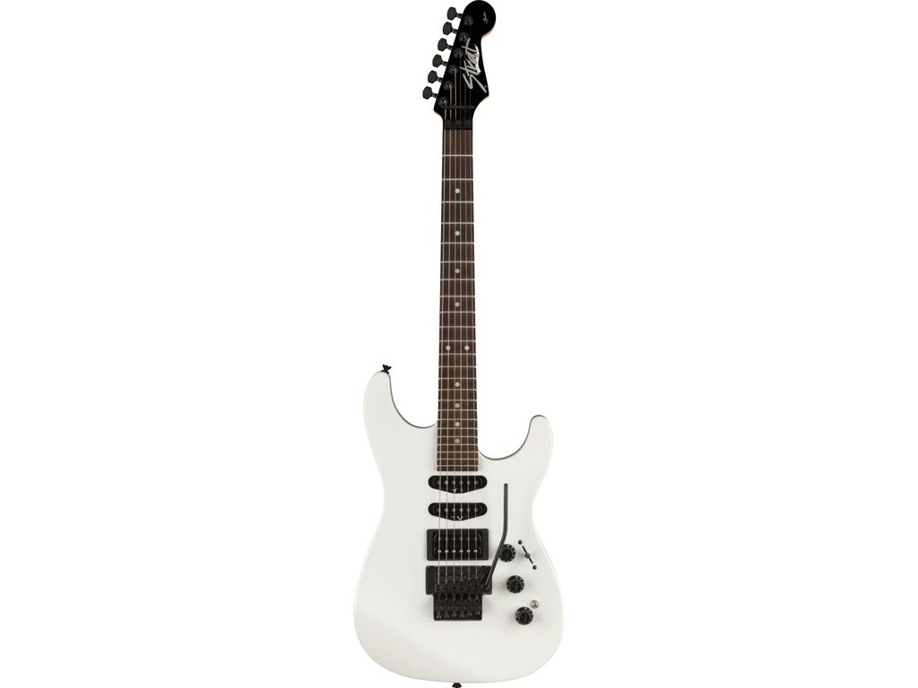 Fender Limited Edition HM Strat RW Bright White Chitarra elettrica con borsa