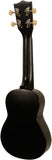 KALA MK-SBPAISLEY Ukadelic Black Paisley Ukulele soprano